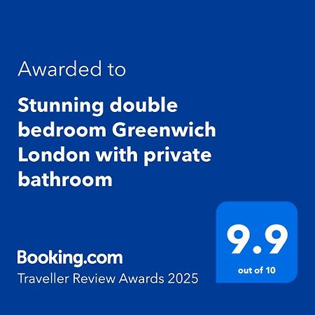 Stunning Double Bedroom Greenwich London With Private Bathroom ภายนอก รูปภาพ